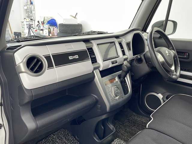 スズキ ハスラー X ターボ 兵庫県 2014(平26)年 7.9万km パールホワイト ・社外ナビ/Bluetooth/CD/DVD/フルセグテレビ/・アルパインリアモニター/・ルーフレール/・レーダーブレーキサポート/・運転席シートヒーター/・ビルトインETC/・純正フロアマット/・純正15インチアルミホイール/・横滑り防止装置/・HIDオートライト/・フォグランプ/・アイドリングストップ/・スマートキー