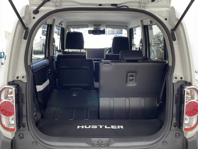 スズキ ハスラー X ターボ 兵庫県 2014(平26)年 7.9万km パールホワイト ・社外ナビ/Bluetooth/CD/DVD/フルセグテレビ/・アルパインリアモニター/・ルーフレール/・レーダーブレーキサポート/・運転席シートヒーター/・ビルトインETC/・純正フロアマット/・純正15インチアルミホイール/・横滑り防止装置/・HIDオートライト/・フォグランプ/・アイドリングストップ/・スマートキー