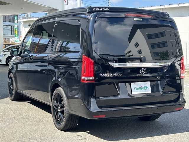 メルセデス・ベンツ Ｖ２２０ d マルコポーロホライゾン 福岡県 2019(令1)年 5万km オブシディアンブラックM 純正ナビ（ラジオ／ＢＴ／ワンセグＴＶ）/ポップアップルーフ/回転式フロントシート/ワイドスクリーンコクピット/ブラインドスポットモニター/レーダーセーフティーパッケージ/ディストロニック・プラス/アテンションアシスト/クロスウインドアシスト/サブバッテリー/リーディングライト/MBUX/アクティブパーキングアシスト/前席シートヒーター/３６０度カメラシステム/デジタルインナーミラー/ＥＴＣ２．０/クリアランスソナー/スペアキー/保証書/取扱説明書