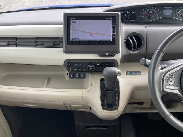 ホンダ Ｎ ＢＯＸ G L ターボ ホンダセンシング 佐賀県 2018(平30)年 4.8万km ブリリアントスポーティブルーメタリック2トーン Gathersナビ/バックカメラ/両側パワースライドドア/衝突被害軽減ブレーキ/路線逸脱警報/アダプティブクルーズコントロール/ステアリングリモコン/ビルトインETC/チップアップシート/プッシュスタート/スマートキー/LEDヘッドライト