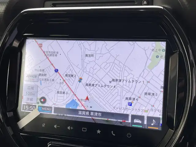 スズキ ハスラー HYBRID X 滋賀県 2025(令7)年 0.1千km ソフトベージュメタリック 届出済未使用車/純正9型スズキコネクトメモリーナビ/全方位カメラ/シートヒーター/前後ソナー/純正１５AW/ステアリングリモコン/追従クルーズコントロール/衝突軽減ブレーキ/LEDヘッドライト/スマートキー/プッシュスタート