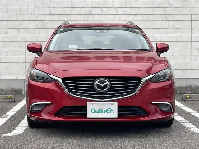 マツダ アテンザ ワゴン XD Lパッケージ 宮崎県 2015(平27)年 8.1万km ソウルレッドプレミアムメタリック 純正ナビ/・フルセグTV・Bluetooth・CD・DVD/バックカメラ/レーダークルーズコントロール/前後パーキングセンサー/衝突被害軽減ブレーキ/車線逸脱警報システム/ブラインドスポットモニター/ドライバーアテンションアラート/ヘッドアップディスプレイ/LEDヘッドランプ/オートライト/オートエアコン/革巻きステアリング/パドルシフト/ブラック革シート/前席パワーシート/シートヒーター/運転席ポジションメモリー/BOSEサウンドシステム/純正19インチアルミホイール/スマートキー/プッシュエンジンスタート/禁煙車