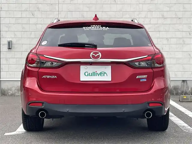 マツダ アテンザ ワゴン XD Lパッケージ 宮崎県 2015(平27)年 8.1万km ソウルレッドプレミアムメタリック 純正ナビ/・フルセグTV・Bluetooth・CD・DVD/バックカメラ/レーダークルーズコントロール/前後パーキングセンサー/衝突被害軽減ブレーキ/車線逸脱警報システム/ブラインドスポットモニター/ドライバーアテンションアラート/ヘッドアップディスプレイ/LEDヘッドランプ/オートライト/オートエアコン/革巻きステアリング/パドルシフト/ブラック革シート/前席パワーシート/シートヒーター/運転席ポジションメモリー/BOSEサウンドシステム/純正19インチアルミホイール/スマートキー/プッシュエンジンスタート/禁煙車