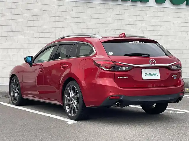 マツダ アテンザ ワゴン XD Lパッケージ 宮崎県 2015(平27)年 8.1万km ソウルレッドプレミアムメタリック 純正ナビ/・フルセグTV・Bluetooth・CD・DVD/バックカメラ/レーダークルーズコントロール/前後パーキングセンサー/衝突被害軽減ブレーキ/車線逸脱警報システム/ブラインドスポットモニター/ドライバーアテンションアラート/ヘッドアップディスプレイ/LEDヘッドランプ/オートライト/オートエアコン/革巻きステアリング/パドルシフト/ブラック革シート/前席パワーシート/シートヒーター/運転席ポジションメモリー/BOSEサウンドシステム/純正19インチアルミホイール/スマートキー/プッシュエンジンスタート/禁煙車