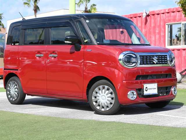 スズキ ワゴンＲ スマイル HYBRID X 千葉県 2023(令5)年 2.6万km フェニックスレッドパール/ブルーイッシュブラックパール デュアルカメラブレーキサポート/レーダークルーズコントロール/アイドリングストップ/両側パワースライドドア/運転席シートヒーター/ヘッドアップディスプレイ/純正メモリーナビ/地デジTV/【DVD/CD再生機能　Bluetooth接続】/全方位モニター/ETC/LEDヘッドライト/LEDフォグライト/ウインカーミラー/リアコーナーセンサー/サイドエアバッグ/携帯リモコン