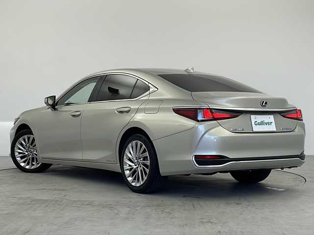 レクサス ＥＳ 300h バージョンL 愛知県 2019(令1)年 4.7万km アイスエクリュマイカメタリック  純正12.3インチワイドディスプレイナビ　/ 電動チルトスライドサンルーフ/ パノラミックビューモニター/ LEXUS Safty System/ LEXUS プレミアムサウンドシステム/ アダプティブクルーズコントロール/ Apple CarPlay/Android Auto / WiFi Bluetooth USB/ CD DVD フルセグTV FM AM AUX/ セミアニリン本革シート / 純正ビルトインETC2.0/ 純正オプション前後ドライブレコーダー/ 三眼LEDオートヘッドライト/ アダプティブハイビームシステム/ パドルシフト/ 前後コーナーセンサー/ 本革巻ウッドコンビステアリング/ ステアリングヒーター/ 全席シートヒーター/ 前席シートベンチレーター/ 全席パワーシート/ 電動ランバーサポート/ シートポジションメモリー/ パワートランクリッド/ ヘッドアップディスプレイ/ ブラインドスポットモニター/ レーンディパーチャー警報システム/ 車両接近警報システム / 先行車発進警報システム / 純正フロアマット/ 電動リアシェード/ ナノイーX発生装置 / AC100V電源/ 取扱説明書/ スペアキー/ カードキー