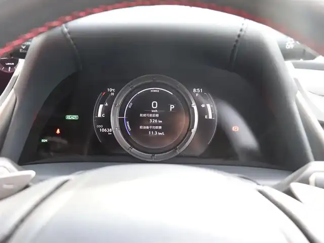 レクサス ＥＳ 300h Fスポーツ 神奈川県 2019(令1)年 1.1万km ホワイトノーヴァガラスフレーク ワンオーナー/サンルーフ/赤レザーシート/マークレビンソン/純正ナビ/バックカメラ/フルセグテレビ/パワートランク/ヘッドアップディスプレイ/フロントリップ/サイド、リアアンダーエアロ/ブラインドスポットモニター/デジタルインナーミラー/ヘッドアップディスプレイ/保証書/カードキー/記録(R.1.2.3.4.6)