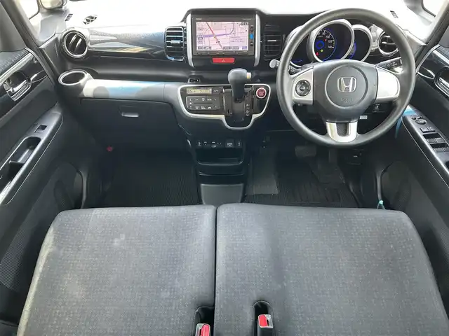 ホンダ Ｎ ＢＯＸ カスタム G Lパッケージ 福岡県 2016(平28)年 6.4万km プレミアムディープロッソパール 純正ナビ（vxm-174csi）/（AM/FM/BT/CD/DVD/ワンセグTV)/前席ヒートヒーター/前後ドライブレコーダー/ビルトインETC/バックカメラ/両側スライドドア/片側パワースライドドア/純正14インチアルミホイール/純正フロアマット/横滑り防止システム/プッシュスタート/スマートキー/スペア×１/ドアバイザー/オートライト/フォグライト/保証書/取扱説明書
