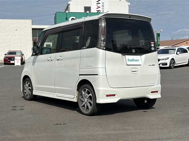 スズキ パレット ＳＷ TS 鹿児島県 2011(平23)年 7.1万km パールホワイト ナビ /TV /両側パワースライドドア /ETC /DVDプレイヤー　/スマートキー　/レザーシート　/純正アルミホイール　/純正フロアマット　/HIDヘッドライト　/ミュージックプレイヤー接続　/エンジンスタートボタン