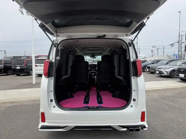 トヨタ アルファード S Cパッケージ 徳島県 2021(令3)年 2.5万km ホワイトパールクリスタルシャイン トヨタセーフティセンス　/モデリスタフルエアロ　/サンルーフ　/三眼LEDヘッドライト/LEDフォグランプ/バックモニター　/レザーシート/クール＆シートヒーター/クリアランスソナー/シーケンシャルウィンカーミラー/モデリスタＦグリルカバー　/モデリスタシグネーチャーイルミネーション　/ウッドコンビハンドル/プッシュスタート/スマートキー/電気式パーキングブレーキ/オートホールド/デジタルインナーミラー　/ブラインドスポットモニター/ビルトインＥＴＣ　/社外フロアマット/AC100V100Wコンセント