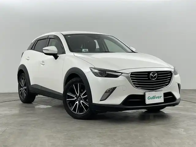 マツダ ＣＸ－３ 20S プロアクティブ 福島県 2017(平29)年 6万km スノーフレイクホワイトパールマイカ 純正ＳＤナビゲーション　/【AM/FM/DVD/CD/Bluetooth/フルセグ/AUX】/衝突軽減システム　/・BSM/・車線逸脱警報/・標識認識機能/・レーダークルーズコントロール/・コーナーセンサー/・ヘッドアップディスプレイ/バックカメラ　/ドライブレコーダー　/ＥＴＣ　/ハーフレザーシート/ステアリングスイッチ　/・革巻きステアリング　/・チルトステアリング　/プッシュスタート　/・スマートキー/・スペアキー/プッシュスタート/・スマートキー/・スペアキー/LEDライト/・オートライト/取扱説明書/・保証書