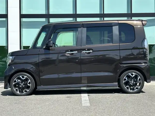 ホンダ Ｎ ＢＯＸ カスタム G EX ターボ ホンダセンシング 和歌山県 2020(令2)年 3.5万km プレミアムグラマラスブロンズP 純正8型ナビ/フルセグTV/バックカメラ/両側パワースライドドア/ホンダセンシング/衝突軽減ブレーキ/アダプティブクルーズコントロール/cornerセンサー/シートヒーター/全方位ドライブレコーダー/純正15インチアルミホイール/純正フロアマット/リアサンシェード/ETC/LEDヘッドライト/フォグランプ/オートライト