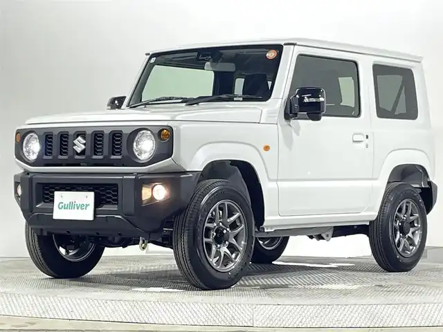 スズキ ジムニー XC 大阪府 2025(令7)年 0.1千km ピュアホワイトP 未使用車　４ＷＤ　ターボ　クルコン　シートヒーター　ヘッドライトウォッシャー　レーンアシスト　アイドリングストップ　オートハイビーム　ＬＥＤヘッドライト　クリアランスソナー　ヒーテッドドアミラー