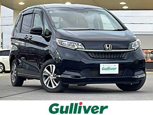 ホンダ フリード G ホンダセンシング 道北・旭川 2021(令3)年 2.7万km クリスタルブラックパール /ワンオーナー//寒冷地仕様//禁煙車//純正ナビ /BT/SD/USB/フルセグ//両側パワースライドドア/急アクセル抑制機能/ACC/トラフィックジャムアシスト/CMBS/先行車発進お知らせ機能/路外逸脱抑制機能//革巻きステアリング//ステアリングスイッチ//ハーフレザーシート//前席シートヒーター//オートエアコン//オートライト//LEDヘッドライト//純正フロアマット//ドライブレコーダー//フロントガラスデアイサー//バックカメラ//ドアバイザー//スペアキー//エンジンスターター//ドアミラーウィンカー//アイドリングストップ//ETC//サンシェード//取扱説明書//保証書