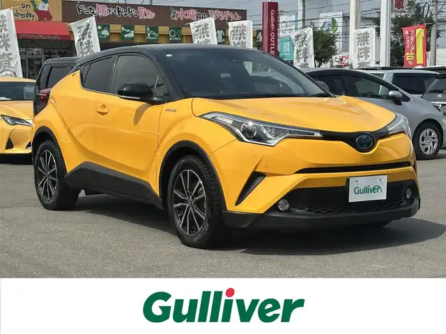 トヨタ Ｃ－ＨＲ G 群馬県 2018(平30)年 6.8万km ブラック/イエロー 純正SDナビ/ワンセグ/Bluetooth/バックカメラ/スマートキー/スペアキー/プッシュスタート/衝突軽減ブレーキ/レーンキープアシスト/レーダークルーズコントロール/オートハイビーム/クリアランスソナー/フロアマット/社外17インチアルミホイール