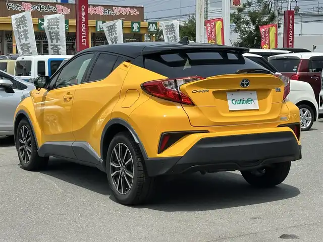 トヨタ Ｃ－ＨＲ G 群馬県 2018(平30)年 6.8万km ブラック/イエロー 純正SDナビ/ワンセグ/Bluetooth/バックカメラ/スマートキー/スペアキー/プッシュスタート/衝突軽減ブレーキ/レーンキープアシスト/レーダークルーズコントロール/オートハイビーム/クリアランスソナー/フロアマット/社外17インチアルミホイール