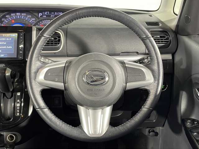 ダイハツ タント カスタム RS スマートセレ SA 沖縄県 2014(平26)年 9.2万km パールホワイトⅢ 県外仕入/禁煙車/社外SDナビ/CD/DVD/SD/BT/フルセグ/ETC/衝突被害軽減システム/横滑り防止装置/アイドリングストップ/レザー調シートカバー/LEDヘッドライト/オートライト/純正15インチAW/純正フロアマット/プッシュスタート/スマートキー