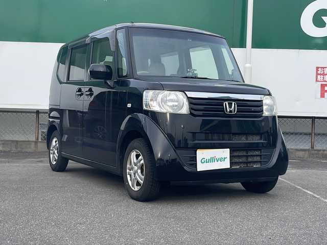 ホンダ Ｎ ＢＯＸ G Lパッケージ 福島県 2012(平24)年 12.2万km クリスタルブラックパール 社外SDナビ/(DVD/USB/FM/AM)/ワンセグTV/片側電動スライドドア/横滑り防止装置/アイドリングストップ/ETC/ハロゲン/フロアマット/電動格納ミラー/プッシュスタート/スマートキー/スペアキー/取扱説明書