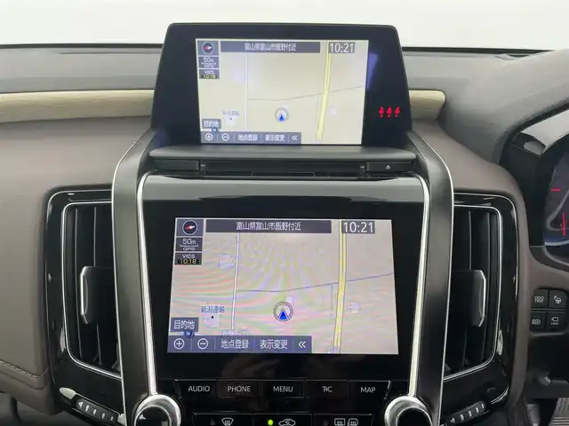 トヨタ クラウン ハイブリッド G Four 富山県 2018(平30)年 1.8万km ホワイトパールクリスタルシャイン 純正ナビ（AM/FM/DVD/BT/USB/フルセグ）/全方位カメラ/ドライブレコーダー/ETC/D/N席パワーシート/D席メモリシート/シートヒーター/ハンドルヒーター/衝突被害軽減システム/レーダークルーズコントロール/レーンキープアシスト/コーナーセンサー/ブラインドスポットモニター/ヘッドアップディスプレイ/オートLEDライト/オートマチックハイビーム/純正アルミホイール/純正フロアマット/革巻きステアリング/ステアリングスイッチ/パドルシフト/オートホールド付電子パーキング/スマートキー/スペアキー