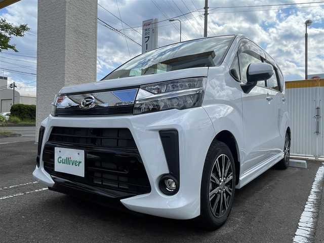 ダイハツ ムーヴ カスタム X VS SAⅢ 宮城県 2022(令4)年 0.3万km シャイニングホワイトパール 純正メモリーナビ/フルセグTV/（CD/BT）/アラウンドビューモニター/スマートアシスト3/・衝突回避支援ブレーキ機能/・衝突警報機能（対車両/歩行者）/・車線逸脱警報機能/・誤発進抑制制御機能（前方/後方）/・先行車発進お知らせ機能/・オートハイビーム/LEDヘッドライト/スマートキー/ドライブレコーダー/D席シートヒーター/横すべり防止装置/オートライト/スペアキ－/保証書/取扱説明書