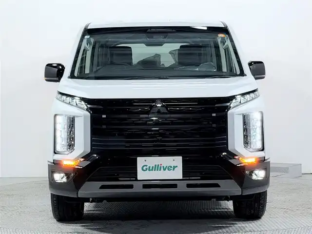 三菱 デリカＤ：５ シャモニー 大阪府 2025(令7)年 0.1千km 白Ⅱ 登録済未使用車　純正１１ｉｎｃナビ　ＢＳＭ　レーダークルーズＣ　衝突軽減Ｂ　レーンアシスト　両側電動ドア　電動リアゲート　ＡＣ１００Ｖ　ハンドルヒーター　クリアランスソナー　パドルシフト　ＨＤＭＩ