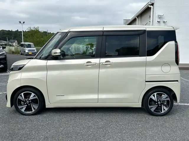 日産 ルークス HWS Gターボ プロパイロットED 千葉県 2020(令2)年 3.3万km フローズンバニラパール ９型ナビＭＭ３１９Ｄ－Ｌ　全方位カメラ　プレミアムグラデーションインテリア　両側電動スライド　プロＰｉｌｏｔ　ハンズフリースライド　　ＵＳＢ　ドラレコ　ＥＴＣ　ＬＥＤライト フローズンバニラパール