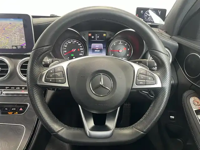 メルセデス・ベンツ Ｃ２２０ｄ ワゴン スポーツ 静岡県 2016(平28)年 4万km ポーラホワイト ワンオーナー/レーダーSFT・パッケージ/本革シート/ACC/LKA/パーキングアシスト/衝突軽減ブレーキ/純正コマンドナビ/メモリー付きパワーシート（フロント）/シートヒーター（フロント）/パワーバックドア/レーダー探知機
