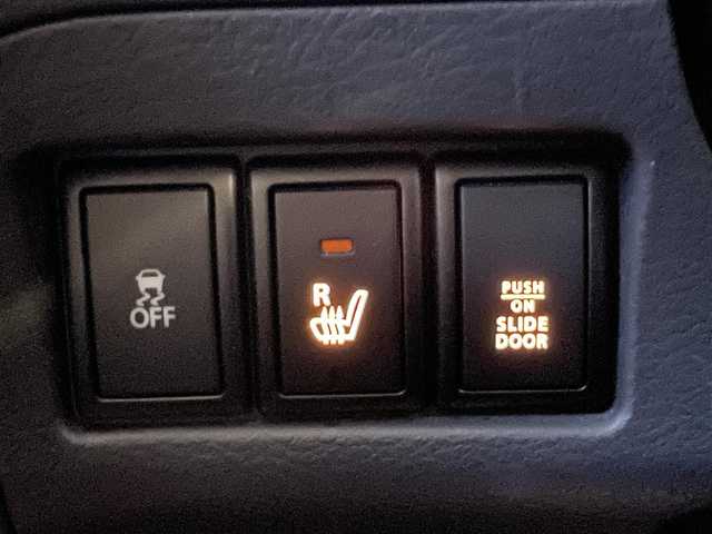 スズキ スペーシア G リミテッド 島根県 2016(平28)年 12.3万km ムーンライトバイオレットPM 登録時走行距離122574km/社外ナビ(Bluetooth・AM・FM・CD・DVD)/片側パワースライドドア/シートヒーター(運転席)/アイドリングストップ/衝突被害軽減ブレーキ/横滑り防止装置/レーンキープアシスト/プッシュスタート/スマートキー/純正フロアマット/保証書/取扱説明書/禁煙車