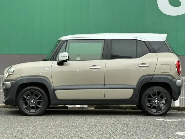 スズキ クロスビー HYBRID MZ 千葉県 2019(令1)年 3.9万km キャラバンアイボリーパールメタリック/ホワイト 2トーンルーフ 純正SDナビ（AM/FM/CD/DVD/Bluetooth)/フルセグTV/バックカメラ/全方位モニター/ETC/クルーズコントロール/パドルシフト/デュアルセンサーブレーキサポート/ESP/前席シートヒーター/後席テーブル/純正フロアマット/スタッドレスタイヤt付（175/65R15)/純正16インチアルミホイール/LEDヘッドライト/フォグランプ