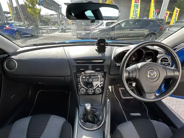 マツダ ＲＸ－８ タイプ S 東京都 2007(平19)年 4.7万km ウィニングブルーメタリック マツダスピードフロントノーズ/BOSEサウンド/純正CDオーディオ/　CD/AM・FM//純正18インチアルミホイール/HIDヘッドライト/フォグランプ/ヘッドライトレベライザー/革巻きステアリングホイール/革巻きシフトノブ/ステアリングスイッチ/アルミペダル/電動格納ミラー/純正フロアマット/カードキー×2/保証書/取扱説明書/スペアキー