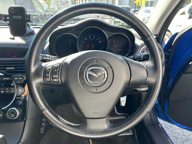 マツダ ＲＸ－８ タイプ S 東京都 2007(平19)年 4.7万km ウィニングブルーメタリック マツダスピードフロントノーズ/BOSEサウンド/純正CDオーディオ/　CD/AM・FM//純正18インチアルミホイール/HIDヘッドライト/フォグランプ/ヘッドライトレベライザー/革巻きステアリングホイール/革巻きシフトノブ/ステアリングスイッチ/アルミペダル/電動格納ミラー/純正フロアマット/カードキー×2/保証書/取扱説明書/スペアキー