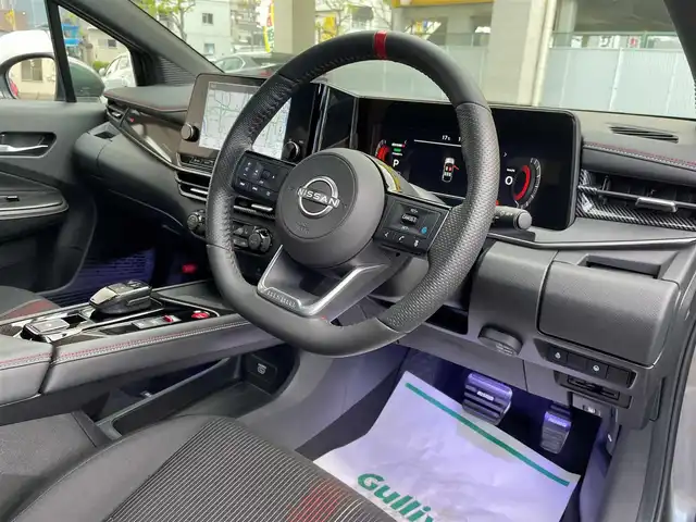 日産 オーラ ニスモ 和歌山県 2022(令4)年 1.7万km ダークメタルグレー/スーパーブラック2トーン 純正ナビ(フルセグTV/FM/AM/USB/Bluetooth)/ワンオーナー/プッシュスタート/ドライブレコーダー/アイドリングストップ/クルーズコントロール/全周囲カメラ/プロパイロット/ブラインドスポットモニター/シートヒーター/ハンドルヒーター/HDMI/ETC2.0/LEDオートライト/インテリジェントルームミラー/ワイヤレス充電器/純正ニスモエアロ/純正アルミホイール/純正フロアマット/取扱説明書/保証書