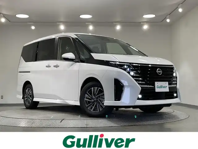 日産 セレナ e－パワー ハイウェイスター V 愛知県 2025(令7)年 0.1千km プリズムホワイト 登録済未使用車/プロパイロット/純正フリップダウンモニター/純正１２．３インチディスプレイ/両側パワースライドドア/ハンズフリーオートスライドドア/アラウンドビューモニター/電動パーキングブレーキ/ブレーキホールド/衝突軽減ブレーキ/ブラインドスポットモニター/車線逸脱警報/クリアランスソナー/先行車発進告知/ワイヤレス充電/デジタルインナーミラー/前後ドライブレコーダー/ビルトインＥＴＣ2.0/USB＆HDMI入力端子/LEDヘッドライト/オートハイビーム/ISOFIX/純正16インチアルミホイール