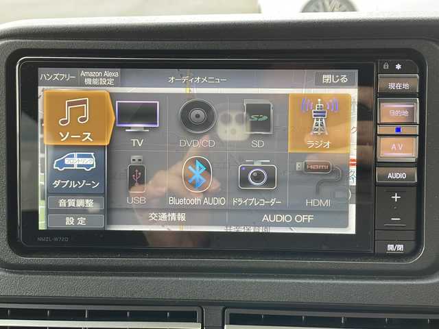 ダイハツ アトレー バン RS 山口県 2022(令4)年 4.5万km レーザーブルークリスタルシャイン ワンオーナー/禁煙車/スマートキー/プッシュスタート/ETC/前方ドライブレコーダー/バックカメラ/純正SDナビ/(ＤＴＶ／ＢＴ／ＤＶＤ／ラジオ)/両側パワースライドドア/アイドリングストップ/衝突軽減ブレーキ/横滑り防止装置/コーナーセンサー/レーダークルーズコントロール/オートライト/オートエアコン/ドアバイザー/保証書/取扱説明書/