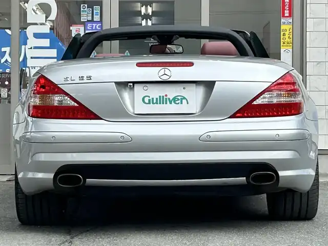 メルセデス・ベンツ ＳＬ３５０ 岩手県 2007(平19)年 5万km イリジウムシルバー ・社外ナビ/・型番AVZC-2N0007/・フルセグ/・AM/FM/AUX/CD/DVD/Bluetooth/・バックカメラ/・電動オープン/・レザーシート/・スマートキー/・ABS/・オートライト/・MTモード付AT/・パドルシフト/・クルーズコントロール/・革巻きステアリング/・パワーシート（D＋N）/・シートヒーター（D＋N）/・シートメモリ（D＋N）/・ETC/・コーナーセンサー/・純正フロアマット/・保証書/・取扱説明書