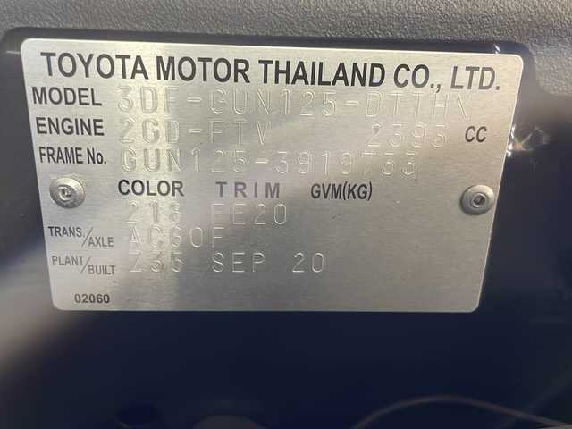 トヨタ ハイラックス Z 福岡県 2020(令2)年 4.1万km アティチュードブラックマイカ 追従クルーズコントロール/フルセグ/Bluetooth/前後ドライブレコーダー/SDナビ(社外)/ABS/横滑り防止/盗難防止装置/レーンキープ/衝突被害軽減システム/Wエアバッグ/カーテンエアバック/純正アルミ/ダウンヒルアシスト/センターデフロック/パワーヒート