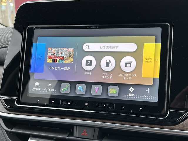 日産 オーラ G FOUR レザーエディション 福島県 2024(令6)年 1.3万km ガーネットレッド/スーパーブラック 2トーン ワンオーナー　９インチナビ　全周囲Ｃ　フルセグ　ＤＶＤ再生　ＢＴ　デジタルインナーミラー　ブラックレザーシート　シートヒーター　ハンドルヒーター　ＢＳＭ　純正１７インチＡＷ　夏タイヤ積込　スペアキー