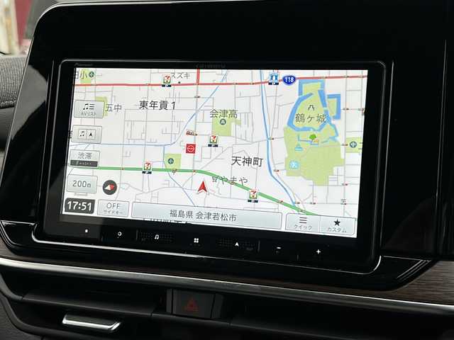 日産 オーラ G FOUR レザーエディション 福島県 2024(令6)年 1.3万km ガーネットレッド/スーパーブラック 2トーン ワンオーナー　９インチナビ　全周囲Ｃ　フルセグ　ＤＶＤ再生　ＢＴ　デジタルインナーミラー　ブラックレザーシート　シートヒーター　ハンドルヒーター　ＢＳＭ　純正１７インチＡＷ　夏タイヤ積込　スペアキー