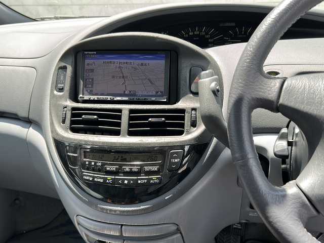 トヨタ エスティマ Ｌ アエラス 長野県 2001(平13)年 8.8万km ホワイトパールマイカ ・社外7インチメモリーナビゲーション/CD DVD フルセグTV Bluetooth/・バックカメラ/・ETC/・純正16インチアルミホイール/・HIDヘッドライト/・オートライト/・フロアマット/・リモコンキー/・電動格納ミラー