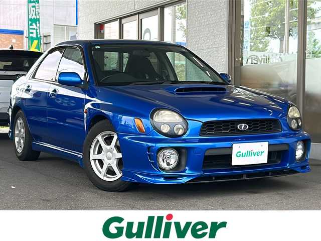 スバル インプレッサ ＷＲＸ NB 岐阜県 2001(平13)年 11.1万km WRブルーマイカ ワンオーナー /TEIN車高調/社外マフラー/社外ハンドル/社外15インチAW/（サマータイヤ付純正AW車載）/HIDヘッドライト/フォグランプ/社外Egスターター/スペアキー/ドアバイザー/純正フロアマット/取扱説明書/新車時保証書