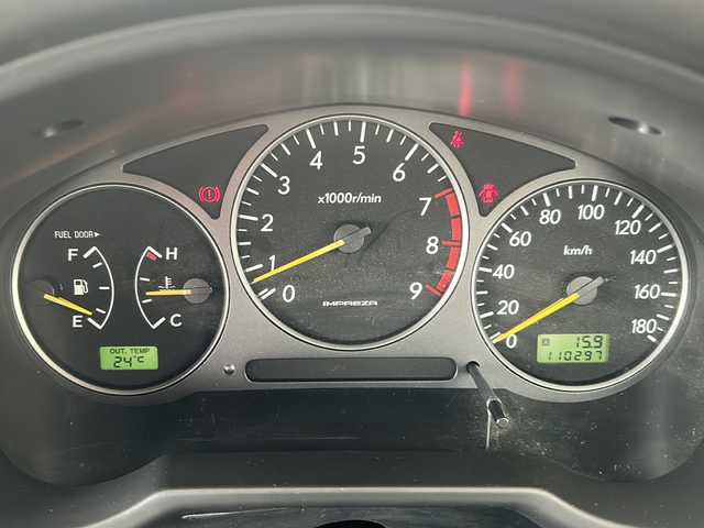 スバル インプレッサ ＷＲＸ NB 岐阜県 2001(平13)年 11.1万km WRブルーマイカ ワンオーナー /TEIN車高調/社外マフラー/社外ハンドル/社外15インチAW/（サマータイヤ付純正AW車載）/HIDヘッドライト/フォグランプ/社外Egスターター/スペアキー/ドアバイザー/純正フロアマット/取扱説明書/新車時保証書