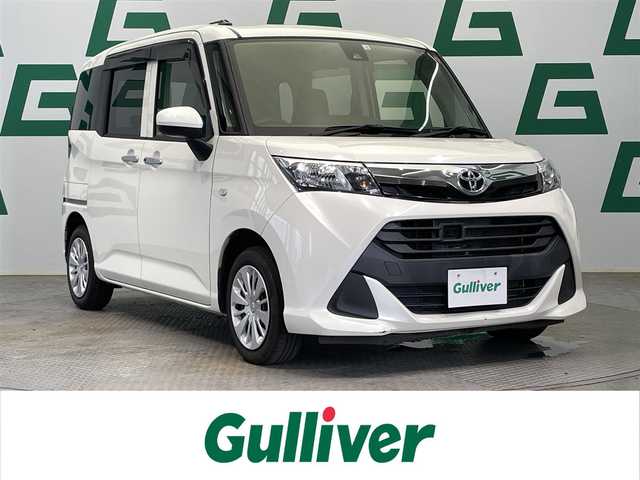 トヨタ タンク X S 鹿児島県 2018(平30)年 3.9万km パールホワイトⅢ 禁煙　/純正ナビ　/(ワンセグＴＶ/ＡＵＸ)/バックカメラ　/左側パワースライドドア　/後方コーナーセンサー　/横滑り防止機能　/車線逸脱警報　/純正フロアマット　/純正アルミホイール　/ロール式サンシェード　/ドアバイザー/スマートキー/プッシュスタート