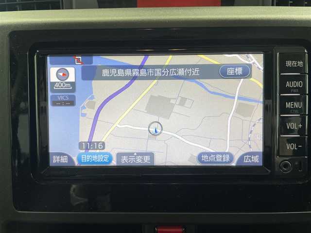 トヨタ タンク X S 鹿児島県 2018(平30)年 3.9万km パールホワイトⅢ 禁煙　/純正ナビ　/(ワンセグＴＶ/ＡＵＸ)/バックカメラ　/左側パワースライドドア　/後方コーナーセンサー　/横滑り防止機能　/車線逸脱警報　/純正フロアマット　/純正アルミホイール　/ロール式サンシェード　/ドアバイザー/スマートキー/プッシュスタート