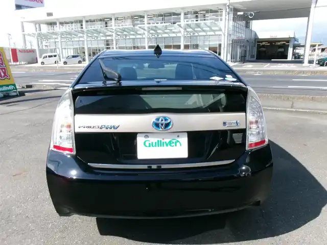 トヨタ プリウス ＰＨＶ G 群馬県 2014(平26)年 2.8万km アティチュードブラックマイカ ワンオーナー/合皮ハーフレザーシート/シートヒーター/ヒーター付革巻ハンドル/クルーズコントロール/SDナビ/フルセグテレビ/バックカメラ/ETC/200V充電ケーブル