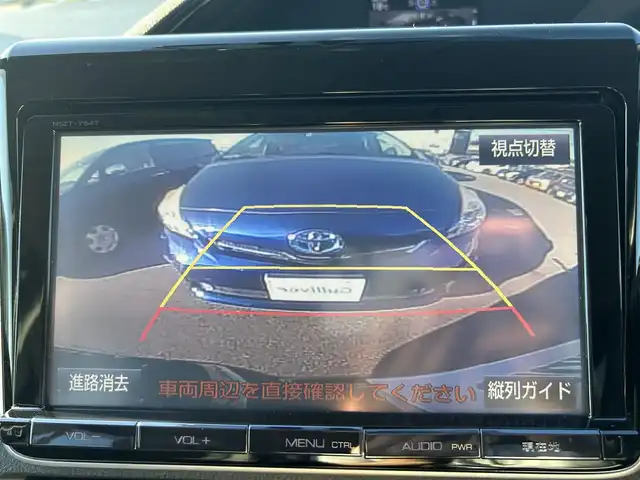 トヨタ エスクァイア ハイブリッド Gi 兵庫県 2015(平27)年 8.2万km ブラック 純正ナビ/Bluetooth/フルセグ/シートヒーター/バックカメラ/置き型充電/クルーズコントロール/衝突軽減ブレーキ/両側パワースライド/ドアバイザー/オートライト/フォグランプ/電極ミラー/ETC/スマートキー