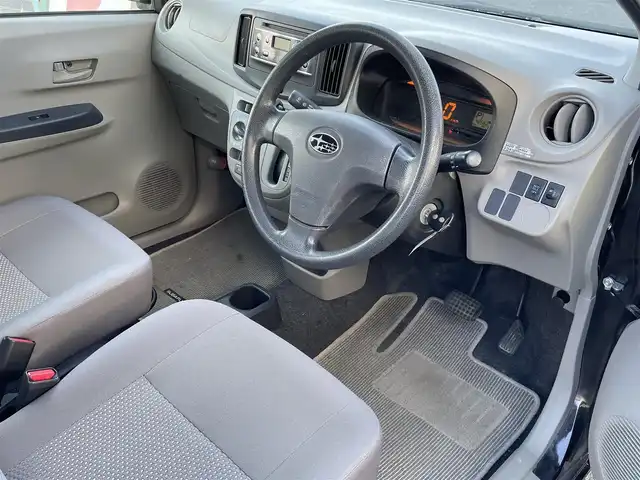 スバル プレオ プラス F 福島県 2013(平25)年 4.3万km ブラックマイカメタリック 純正オーデイオ/アイドリングストップ/社外14インチAW/リモコンキー/ワンオーナー/スタッドレスタイヤ積込