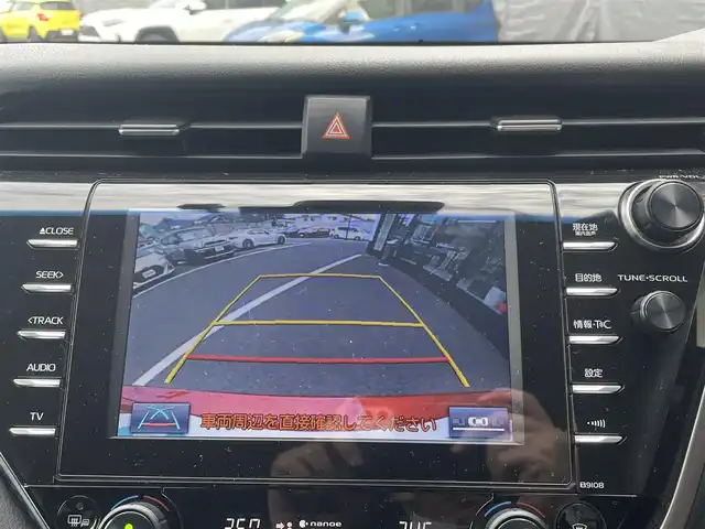 トヨタ カムリ G レザーパッケージ 佐賀県 2017(平29)年 7.4万km エモーショナルレッド TRDフルエアロ/トヨタセーフティセンス/・プリクラッシュセーフティ/・レーンディパーチャーアラート/・レーダークルーズコントロール/・オートマチックハイビーム/インテリジェントクリアランスソナー/ブラインドスポットモニター/リアクロストラフィックアラート/純正SDナビ/・バックカメラ/・フルセグTV/BT/CD/DVD/・TVキャンセラー/純正ドラレコ/純正18インチAW/レザーシート/前席パワーシート/前席シートヒーター/LEDヘッドライト/フォグランプ/プッシュスタート/電動パーキングスイッチ/取扱説明書/保証書