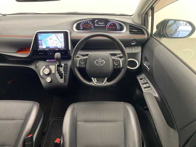 トヨタ シエンタ G クエロ 宮崎県 2017(平29)年 5万km クールボルドーガラスフレーク 禁煙車/社外8型SDナビゲーション/フルセグ　Bluetooth　CD DVD/両側電動スライドドア/ETC/ドライブレコーダー/セーフティセンス/プリクラッシュセーフティシステム/レーンディパーチャーアラート/オートハイビーム/先行車発進告知機能/前後ソナー/アイドリングストップ/革巻きステアリング/ステアリングスイッチ/ハーフレザーシート/プッシュスタート/スマートキー/LEDヘッドランプ/オートライト/フロントフォグランプ/電格ミラー