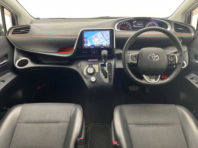 トヨタ シエンタ G クエロ 宮崎県 2017(平29)年 5万km クールボルドーガラスフレーク 禁煙車/社外8型SDナビゲーション/フルセグ　Bluetooth　CD DVD/両側電動スライドドア/ETC/ドライブレコーダー/セーフティセンス/プリクラッシュセーフティシステム/レーンディパーチャーアラート/オートハイビーム/先行車発進告知機能/前後ソナー/アイドリングストップ/革巻きステアリング/ステアリングスイッチ/ハーフレザーシート/プッシュスタート/スマートキー/LEDヘッドランプ/オートライト/フロントフォグランプ/電格ミラー