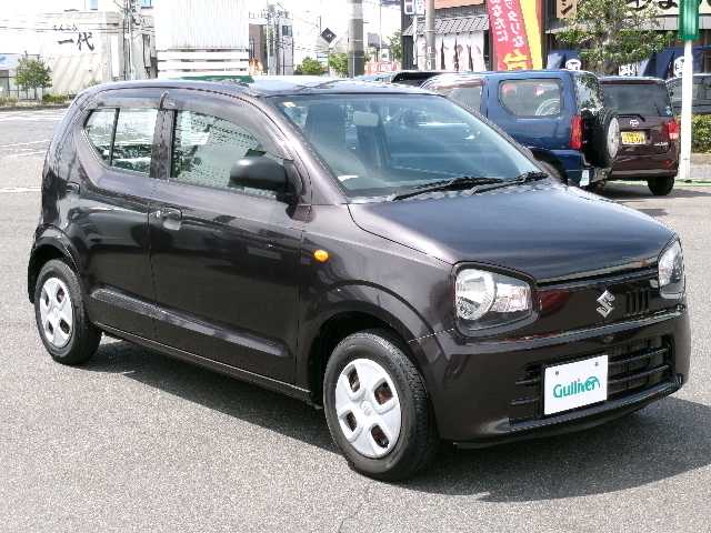 スズキ アルト L 岡山県 2016(平28)年 6.9万km アーバンブラウンパールメタリック ワンオーナー/運転席シートヒーター/アイドリングストップ/社外フロアマット/純正ＣＤ/ＷＡＢ/ＡＢＳ